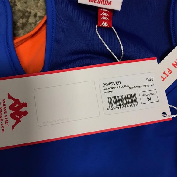 NWT KAPPA Swim once piece swimwear Bikini authentic LA CLARIS since 1967 - Picture 3 of 5